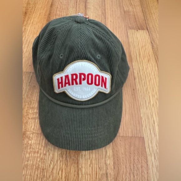 Harpoon Brewery Adjustable Baseball Cap Hat Logo Patch Rope Est. 1986 - Picture 5 of 9